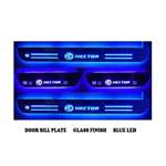 Foot Step Led Sill Plate With Mirror Finish for compatible with Mg Hector 